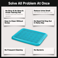 petphabet Training Pad Holder Floor Protection Dog Pad Holder Mesh - 18"X24" - image 4