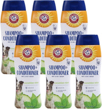 Arm & Hammer 2-in-1 Dog Shampoo and Conditioner - Cucumber Mint / 20 Fl Oz (Pack of 6)