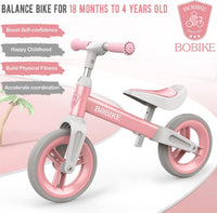 Bobike Toddler Balance Bike Toys for 1 to 4 Year Old Girls Boys - Pink - image 2