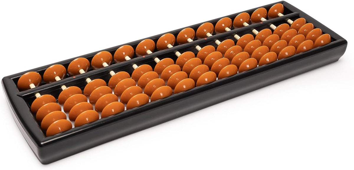 YMI Soroban Japanese Abacus, 13 Column, Montessori Math Tool - 9.7 inch