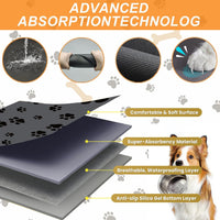 18"×30" Dog Food Mat-Absorbent Dog Mat for Food and Water - Brown-GT / 18"L x 30"W - image 3