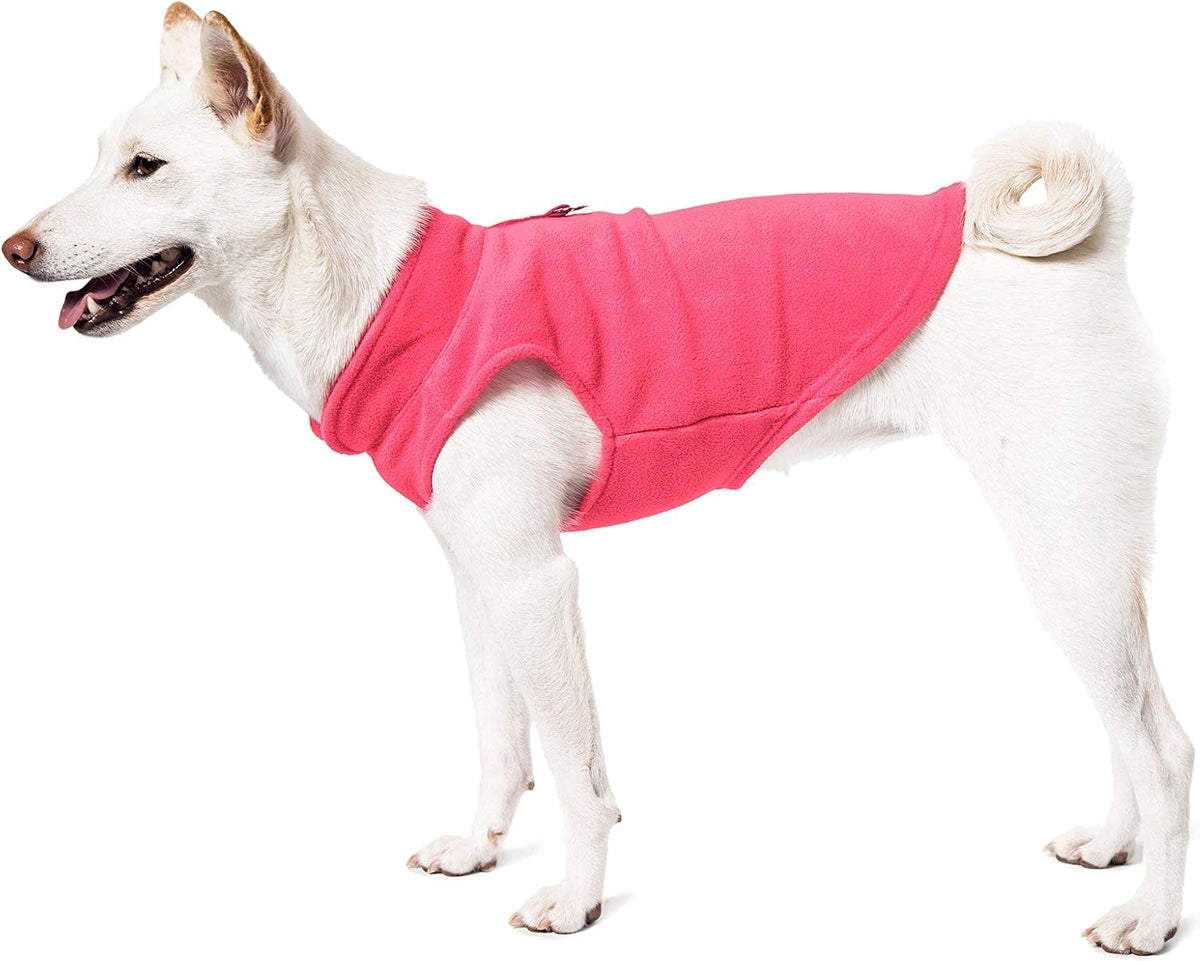 Gooby Fleece Vest Dog Sweater - Peach / Medium (Around 11-lb) - image 3
