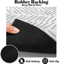 Dog Food Mats for Floors Absorbent, Pet Cat Food Mat - M(16"×24") / 02-White - image 4