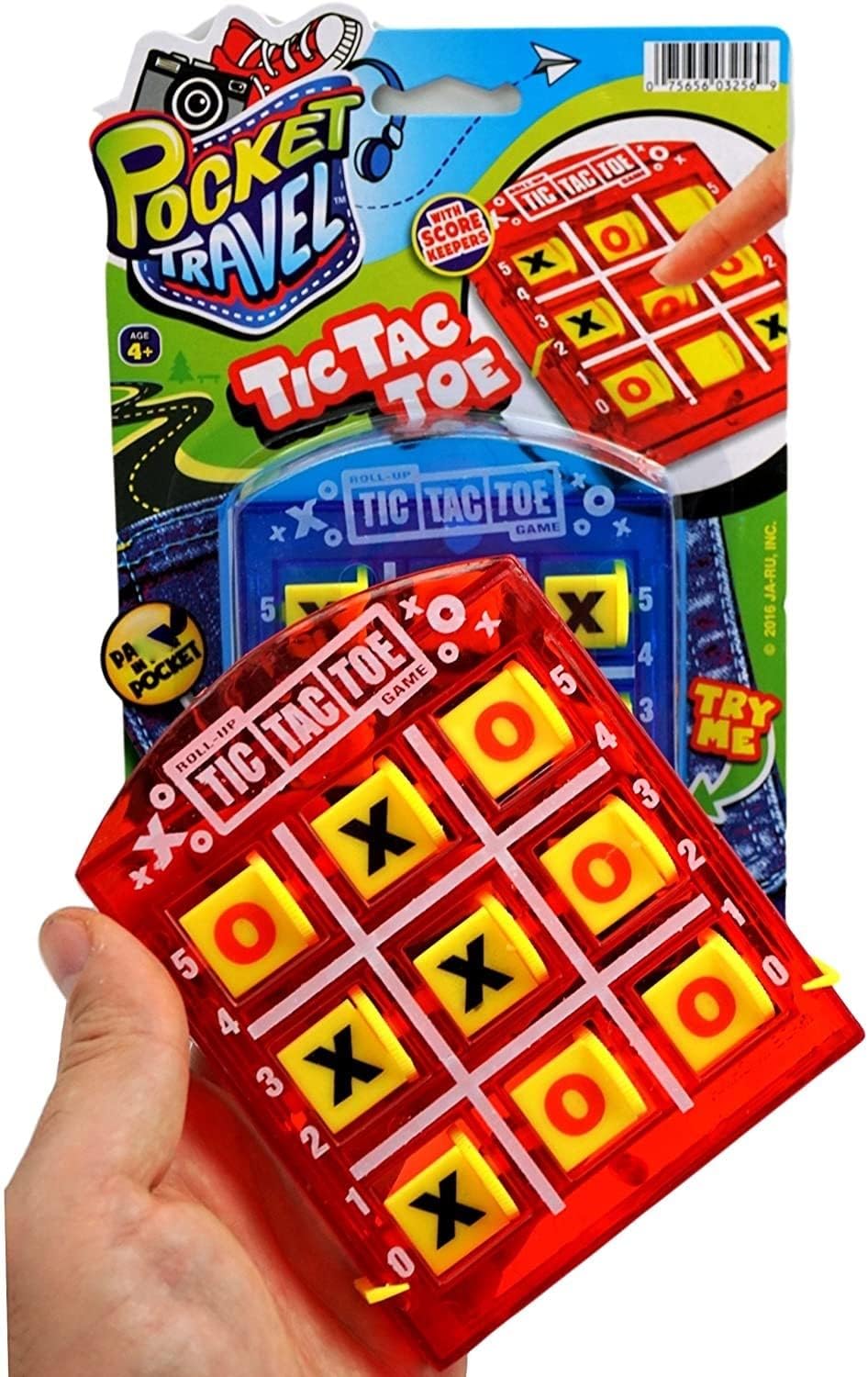 JA-RU Portable Tic Tac Toe Mini Board Game 3256-1p – Fun for Kids & Family - 5 Pack / Assorted Games - image 3