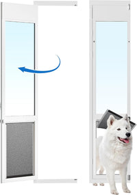 Large Dog Door for Sliding Glass Door - 81" Sliding Door / Xlarge - 1 Flap