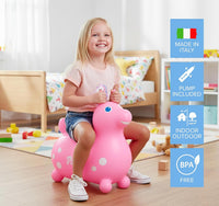 GYMNIC Rody bounce horse ride-on toy for toddlers in pastel pink - view 2