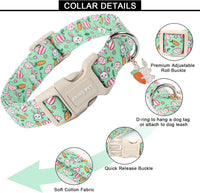 ARING PET Fall Dog Collars - Large / Easter-Green Rabbit - image 4
