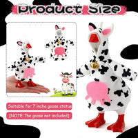 7 Inch Mini Desk Goose Outfits - Cow Color - image 3