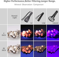 S3 365nm UV Flashlight with 3 LEDs – Essentials for Dogs - image 2