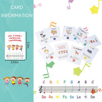 TantivyBo rainbow desk bells for kids, eight color-coded hand bells with songbook - view 4