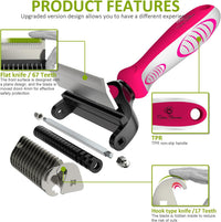Spring Blossoms-2 in 1 Professional Grooming Rake for Cats - Rose - image 3