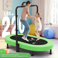 ANCHEER 56" Double Mini Trampoline for Kids - Green Pro - image 4