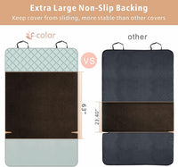 SUV Cargo Liner for Dogs - Trunk Cover for SUV with Bumper Flap Protector – Essentials for Dogs - Grey / Standard: 55" x 91" - image 3
