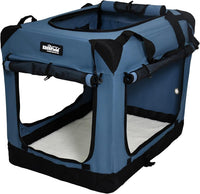 EliteField 4-door folding soft dog crate with curtains, 42 inch - view 3