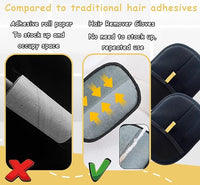 Pet Hair Remover Electrostatic Gloves for Cats Dogs 2025 Reusable Cat Hair Removal Glove, Static Electricity Pet Hair Remover for Couch, Carpet, Clothing, Car Seats (2Pcs)