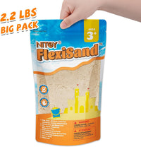 NiToy FlexiSand Toy Sand 2.2Lbs Moldable Sensory Sand for Kids - Orignial Color - image 4
