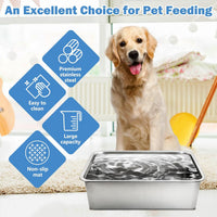 Stainless Steel Dog Water Bowl - 1 Pack-4 Gallon - image 4
