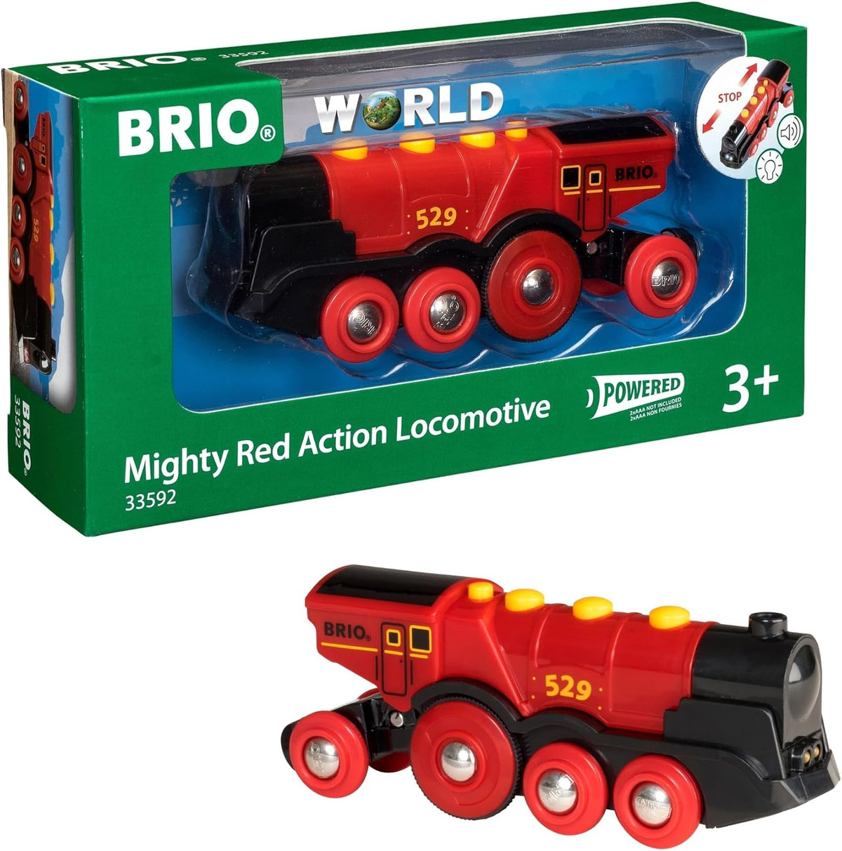 BRIO World Mighty Red Action Locomotive