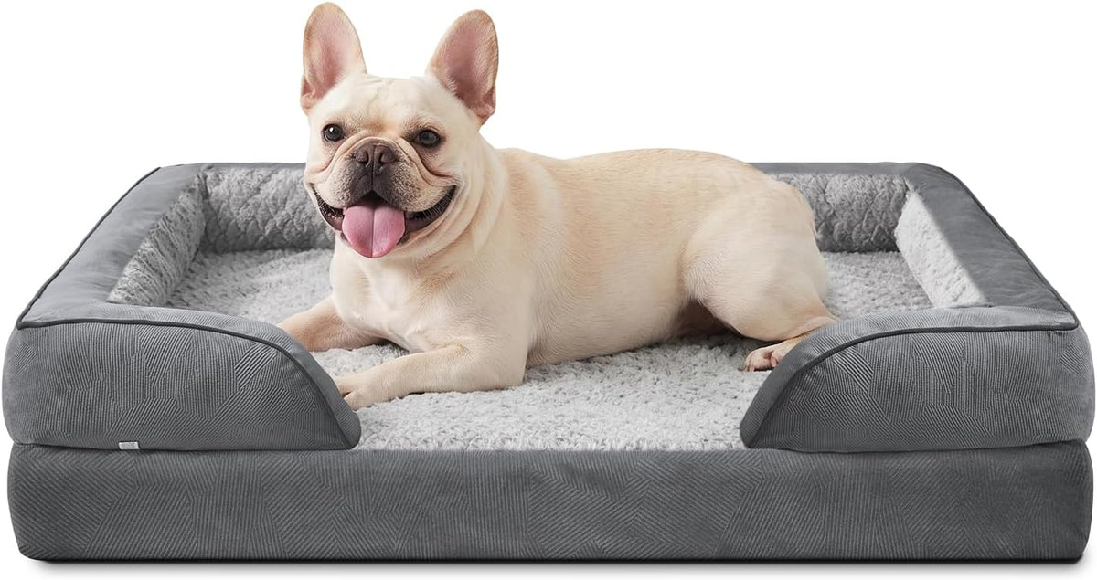 Orthopedic Dog Beds Large Sized - Grey / M (28"x 23"x 6.5")