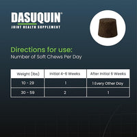 Nutramax Laboratories Dasuquin with MSM Soft Chews Small/Medium Dog 84 Count, brown