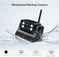 WiFi Magnetic Wireless Backup Camera, LASTBUS Rechargeable 2.4Ghz WiFi Rear Camera for Easy Hitching Gooseneck Horse Boat Travel Trailer Fifth Wheels RV Camper for iPhone iPad Android iOS Smartphone