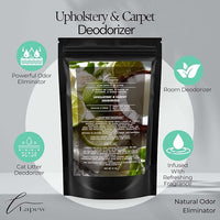 Coconut & Lime Carpet Freshener Powder: Powerful Odor Eliminator for Home, Upholstery Deodorizer, Carpet Deodorizer, Pet Urine, Cat Litter Box - Coconut Lime Verbena Fragrance