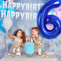 TONIFUL 40 Inch Red Number 3 Balloons Large Foil 3rd Birthday - Navy Blue / Number 21 - image 2