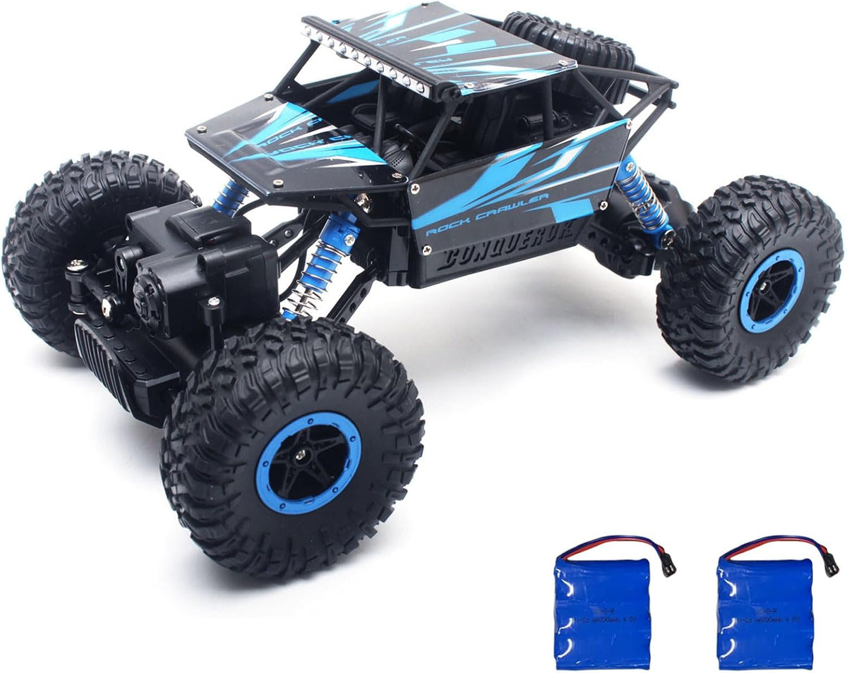Cheerwing 1:18 Rock Crawler 2.4Ghz Remote Control Car 4WD Off Road RC - Blue