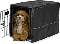 MidWest Homes for Pets Medium Dog Crate Cover - Black / Fits 22 Inch Crate