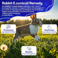 HA4E - Rabbit E. Cuniculi Infection Treatment - Natural, Homeopathic Support for Prevention & Immunity Boost - 300 Tablets
