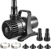 350W 7000 GPH Pond Pump, Ultra Quiet Heavy Duty Submersible Water Pump for Koi Ponds, Fountains - 1700GPH-100W