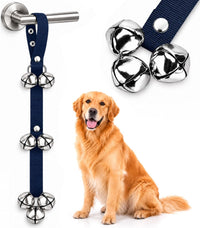 BLUETREE Dog Doorbells Premium Quality Training Potty Great Dog Bells - 07-Navy