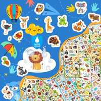 48 Sheets Stickers for Kids - 36 animal stickers - image 2