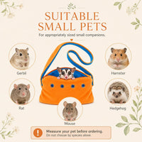 Cat Sling Carrier for Cats and Kittens - Orange-Small - image 3
