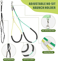 Dog Grooming Arm 35" with Hammock - Green - image 2