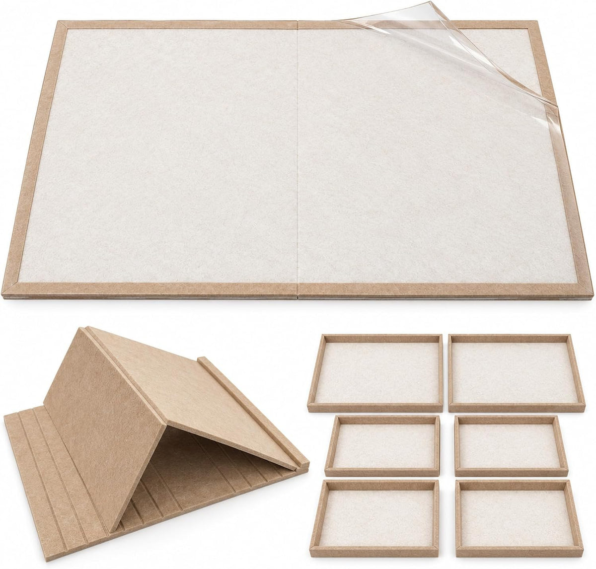 Yunihome puzzle board for 1000 pieces with 4 sorting trays and protective cover - view 10