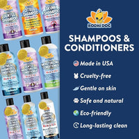 Bodhi Dog Premium Lavender Oatmeal Shampoo & Conditioner - Organic Formula for Dogs, Cats & Pets - Hypoallergenic, Soothes Dry, Itchy Skin & Supports Skin Health - Made in USA (8 Fl Oz)