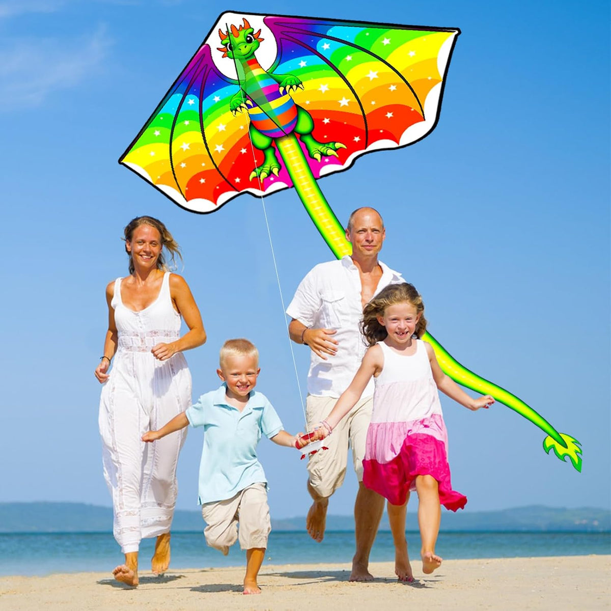 Kite for Kids Ages 4-8-12 & Adults - 2Pcs Dinosaur Kites - image 4