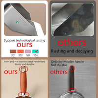 DHXYZZB Cat Litter Scoop 304 Stainless Steel Litter Shovel - Silver / Round-slot - image 4