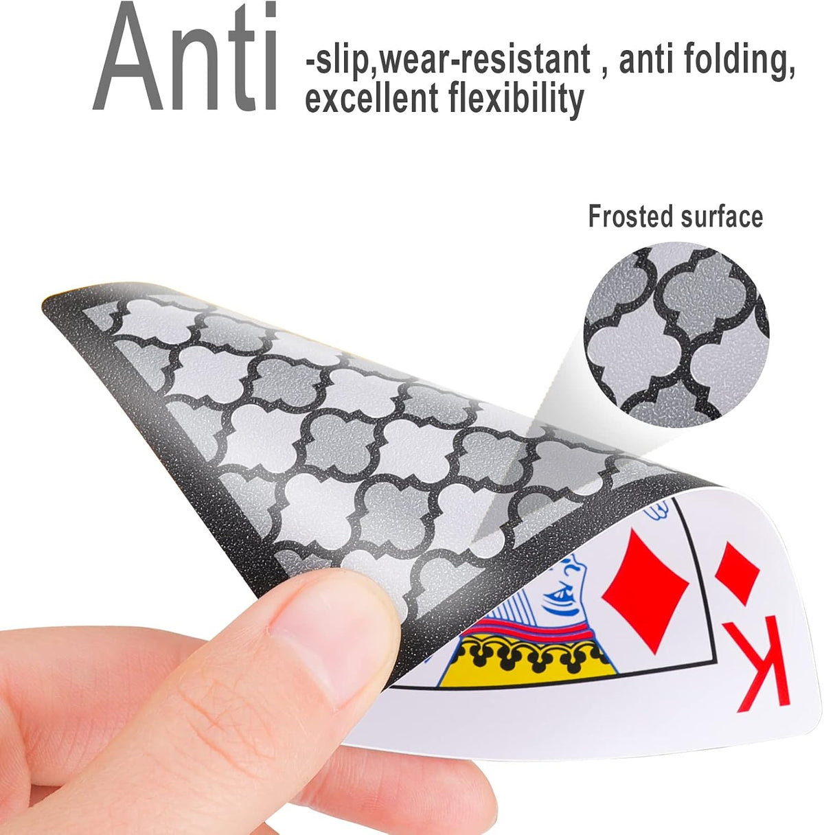 Teskyer Waterproof Plastic Playing Cards, 2 Decks, Large Index – Fun for Kids & Family - 2 Pack (Standard Index) - image 3