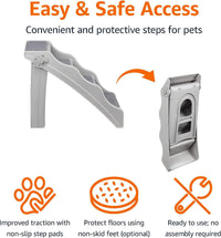 Amazon Basics Foldable Non-Slip Pet Stairs for Small Dogs and Cats - image 2