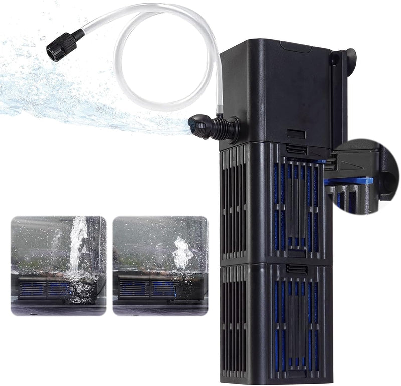 TARARIUM Aquarium Filter for Fish Tank - Medium-Large fit 40-150gal