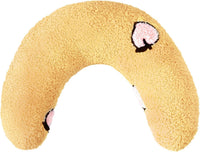 Cat Calming Pillow for Indoor Pet Soft Fluffy Neck Pillow – Essentials for Dogs - Yellow / Peaches