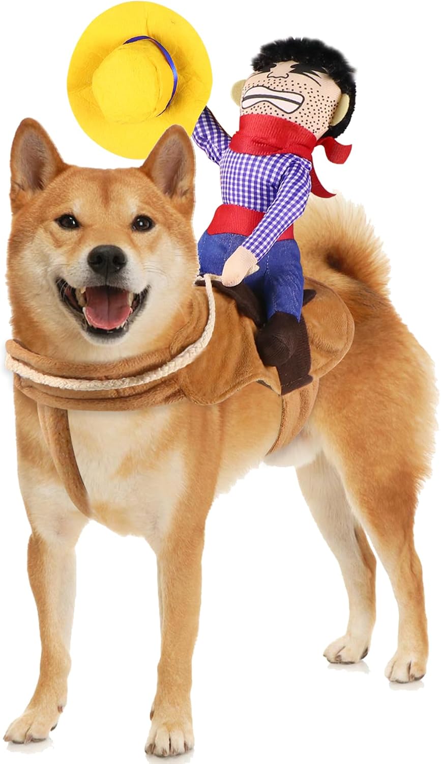 GOYOSWA Dog Cowboy Costume - X-Large
