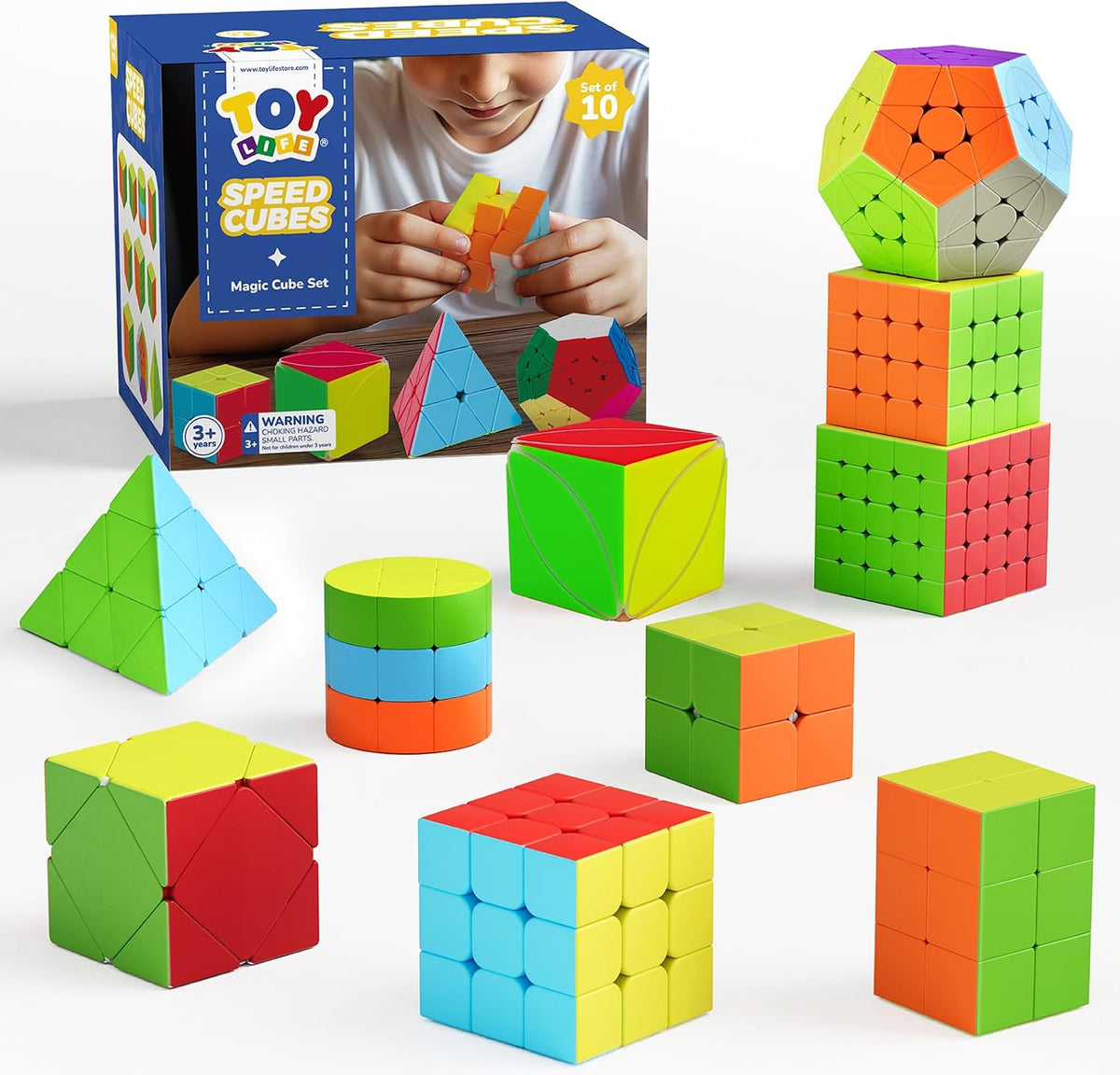 STEAM Life Speed Cube Set - 10 Pcs