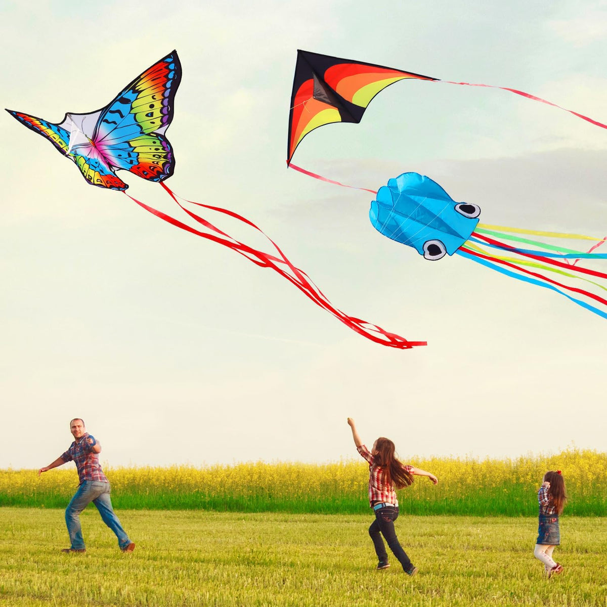 Yfafengs large octopus kite in waterproof cloth for kids and adults - view 24