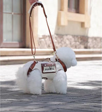 Dog Lift Harness Dog Carrier VES Harness Adjustable Leash with Small Puppy Treat Bag,Fits Most Cars,XS