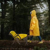 Dog Raincoat Waterproof Dog Hoodie Reflective Dog Raincoat Hooded - M / Yellow - image 4