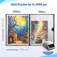 ALL4JIG 25.98"×30.31" Puzzle Binder - Black-Blue / Large - image 2
