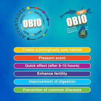 KOIKA OBIO Aquarium Water Treatment, Quick Effect (After 8-10 Hours), Improvement of Digestion and Immune Systems, Enhance Growth of Fish & Shrimp (Liquid, 300ml (10.14 fl oz))